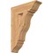 Ekena Millwork Funston Traditional Smooth Bracket, Western Red Cedar, 5 1/2"W x 20"D x 28"H BKT06X20X28FST01SWR - alternate 1